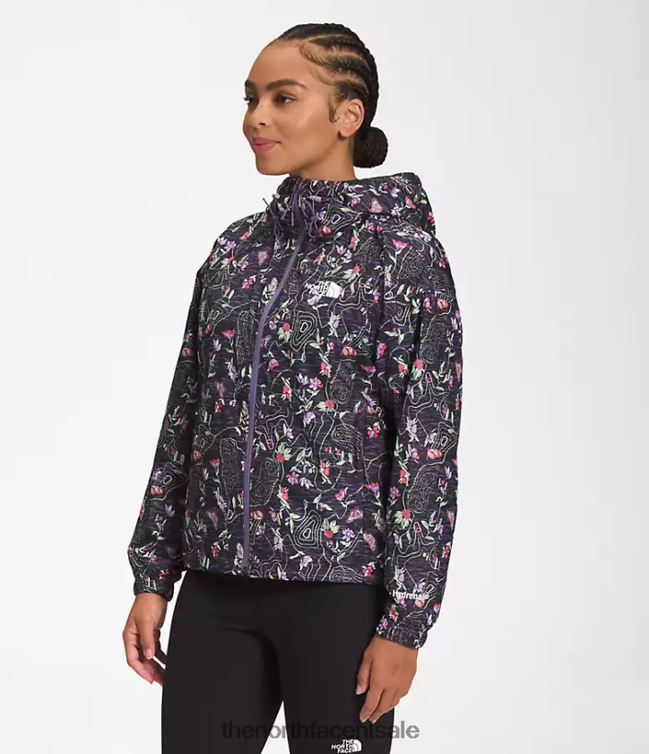 vrouwen hydrenaline jas 2000-25\\ lengte The North Face P464ZN676 kleding tnf zwarte iwd-afdruk